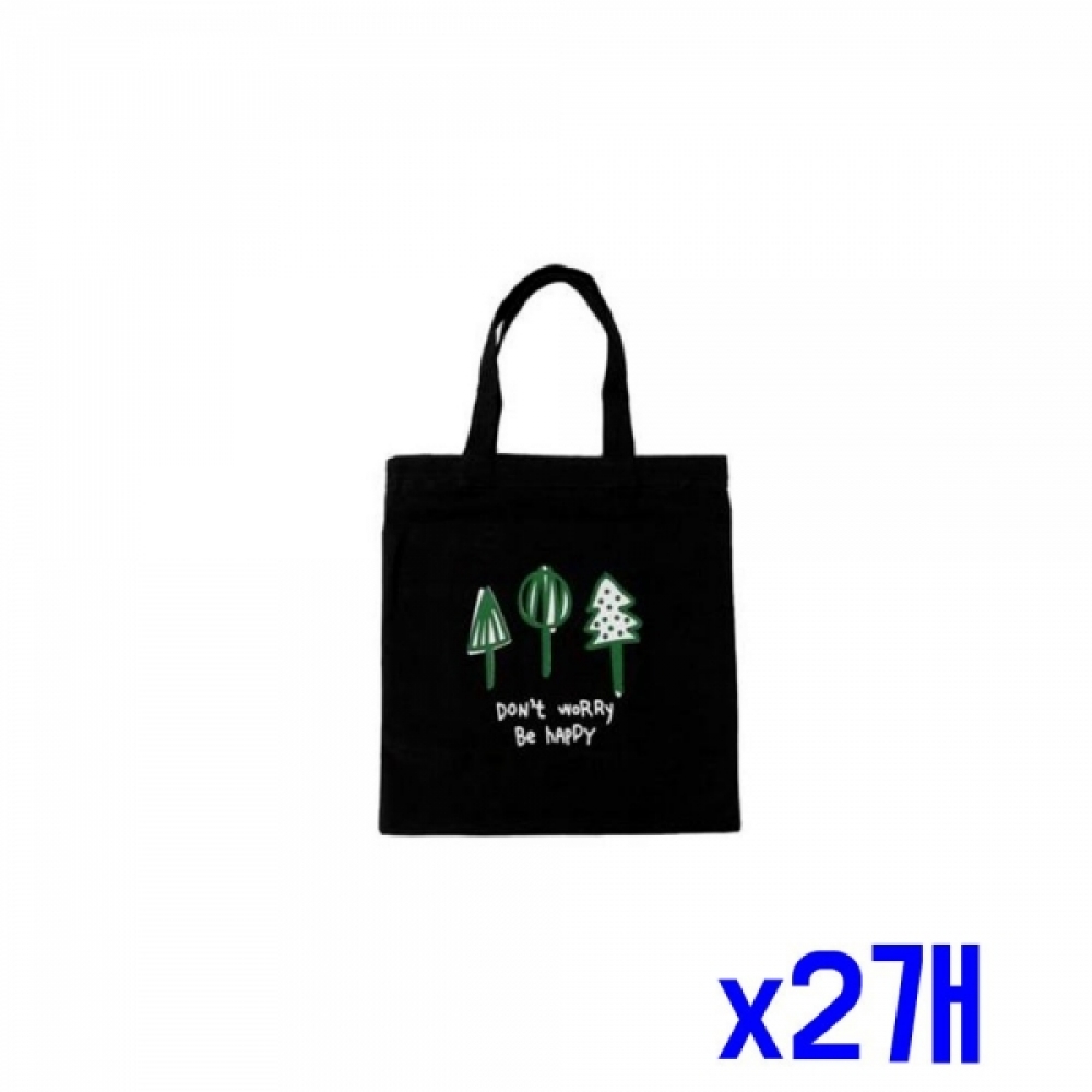 넉넉한 나무 튼튼 에코백 (블랙) x2개
