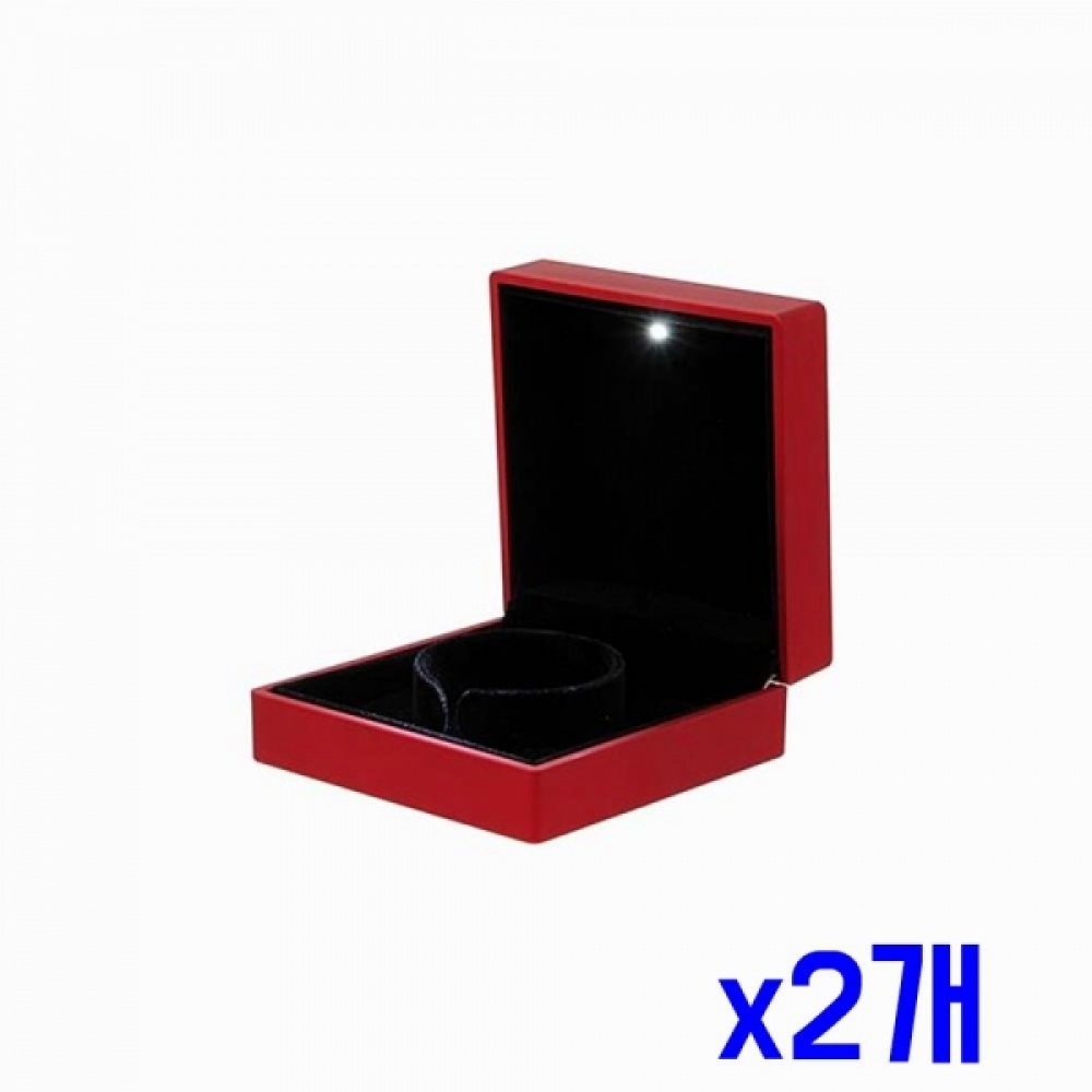 LED조명 팔찌 쥬얼리 케이스(레드) x2개