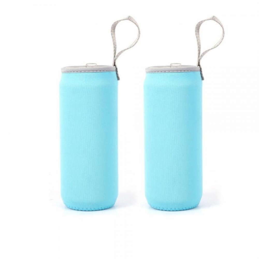 물병 손잡이 파우치 2p세트(420ml) (스카이)
