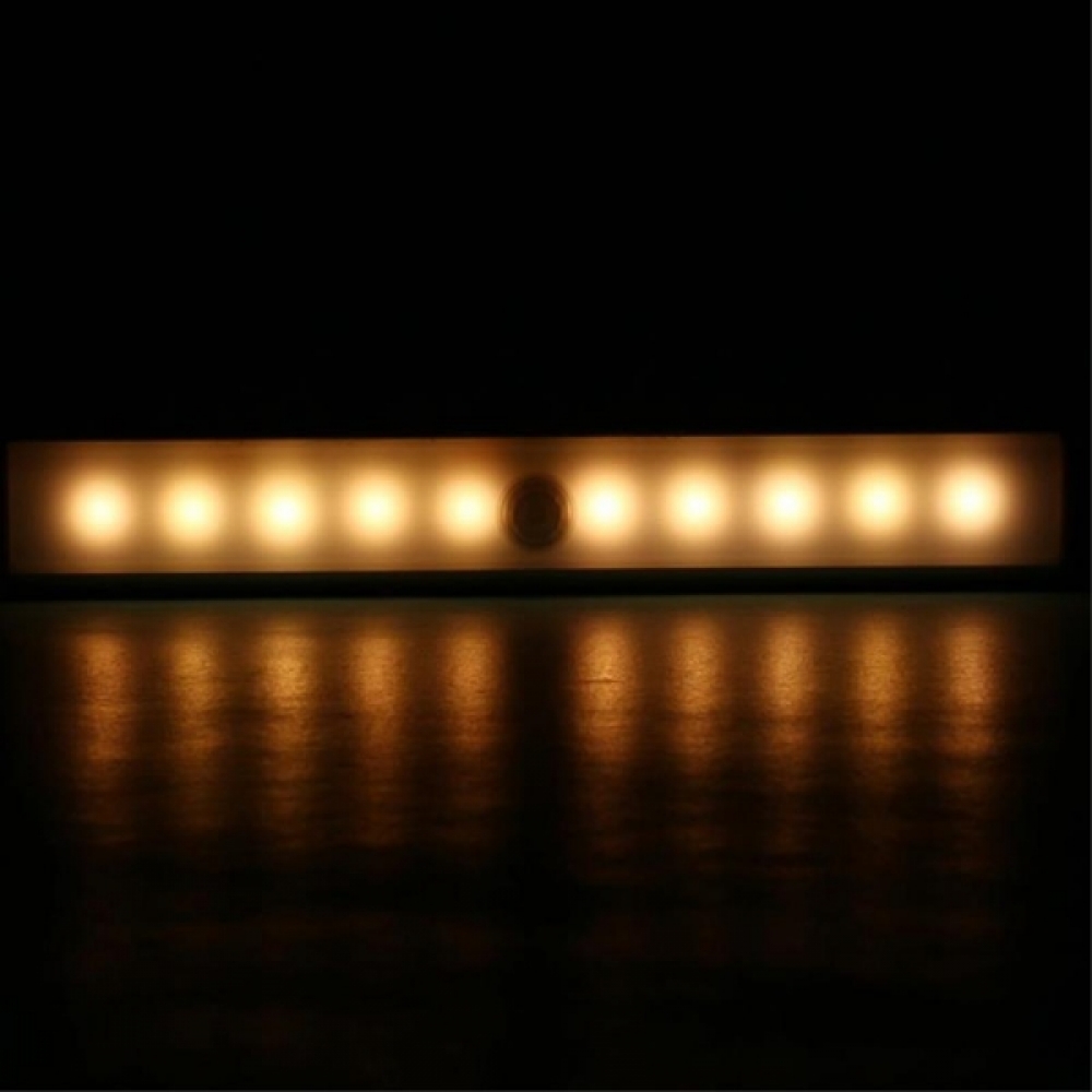 LED 동작감지 모션 무선 센서등(웜색) (10구)
