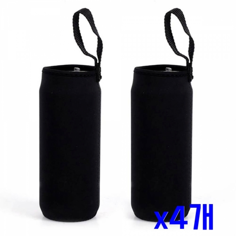 물병 손잡이 파우치 2p세트(1500ml) (블랙) x4개