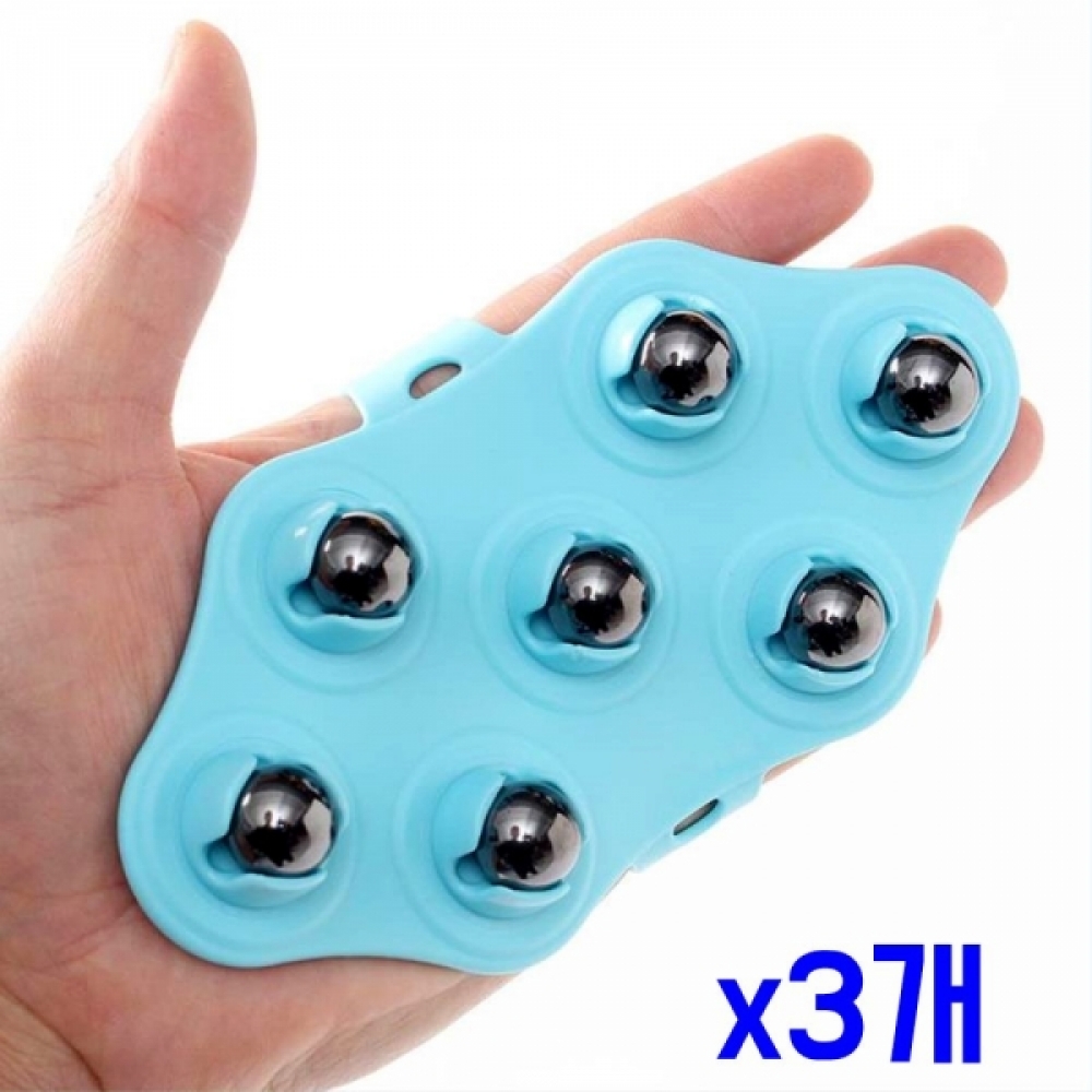 360도 회전 자석 마사지볼 장갑(블루) x3개