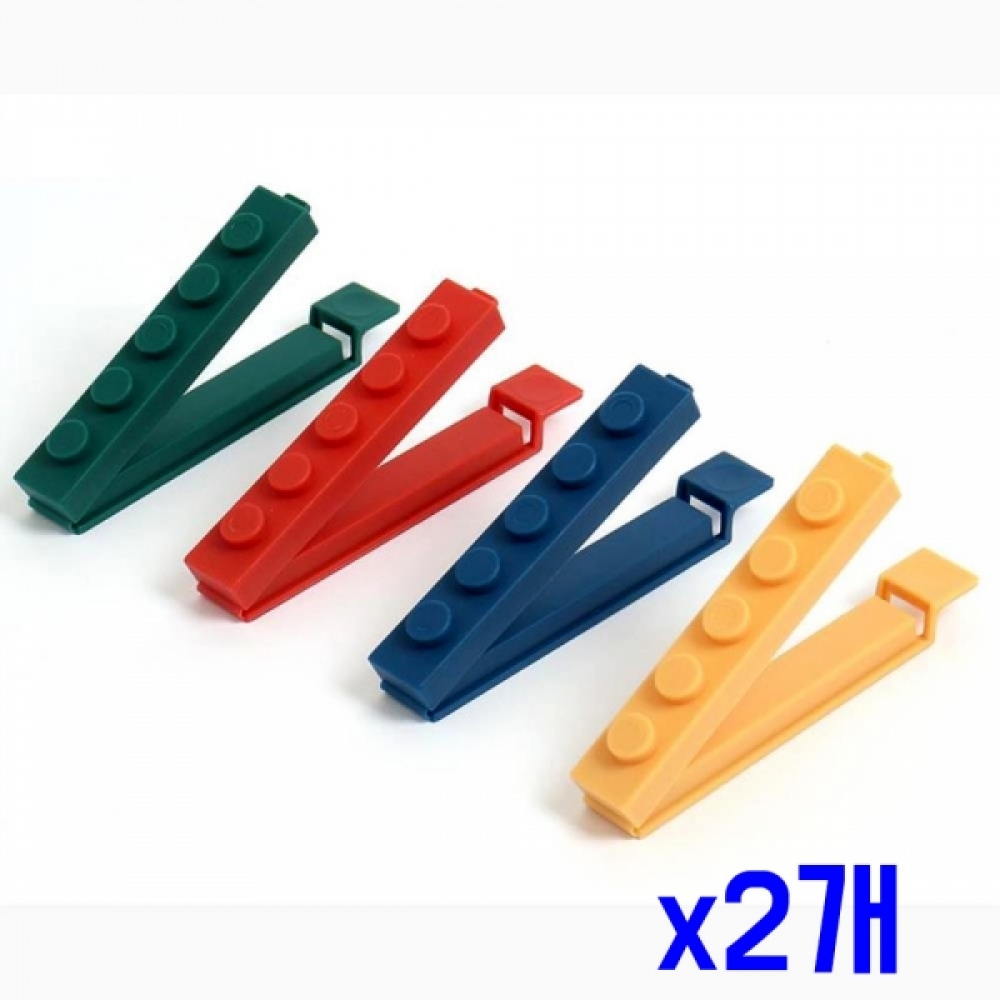 외부차단 봉지 블록집게 12p세트 x2개