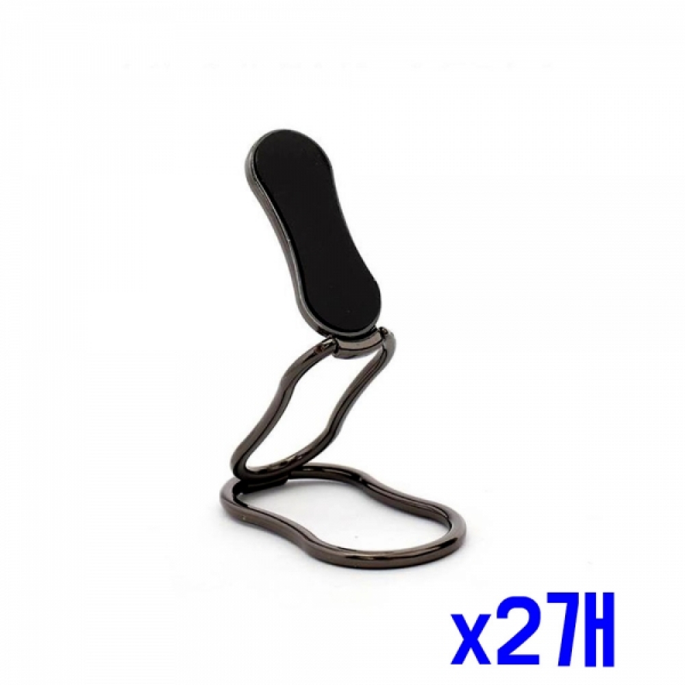 간편 2단 스마트폰 거치대(피넛) (다크그레이) x2개