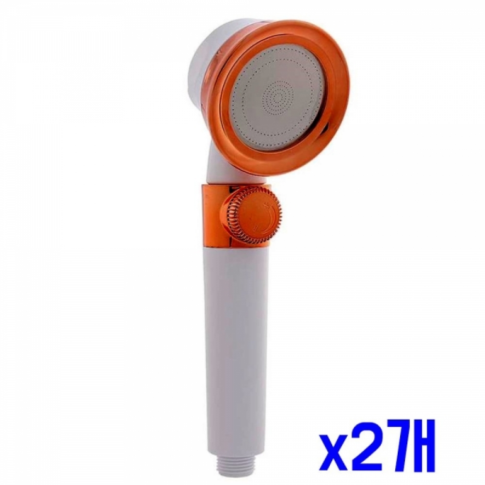 스프레이건 겸용 3단 분사 샤워기헤드(로즈골드) x2개