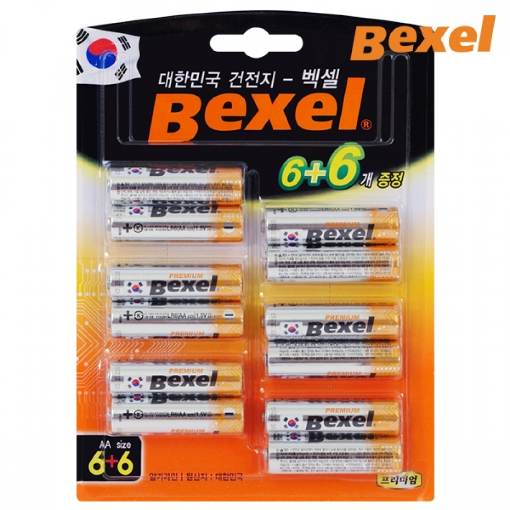 벡셀 AA 멀티 6개 플러스 6개