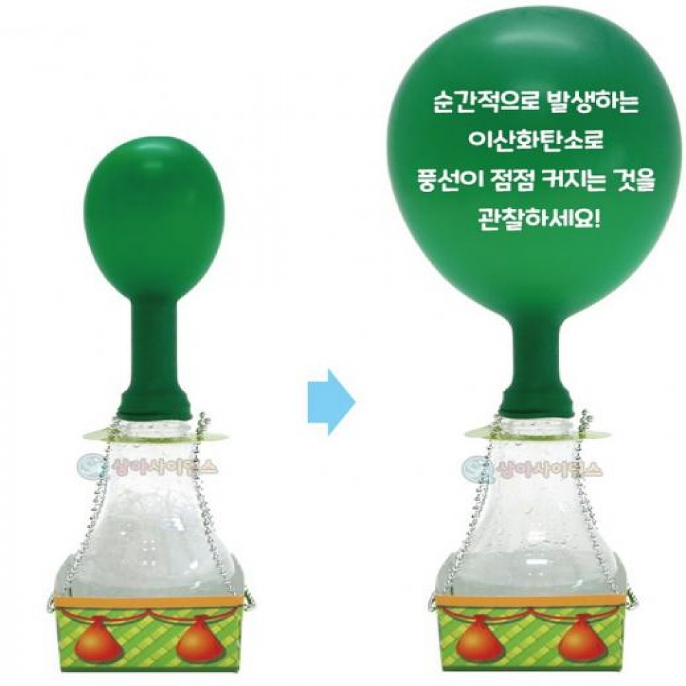 (SA) 부풀어 오르는 풍선 열기구 (4인)