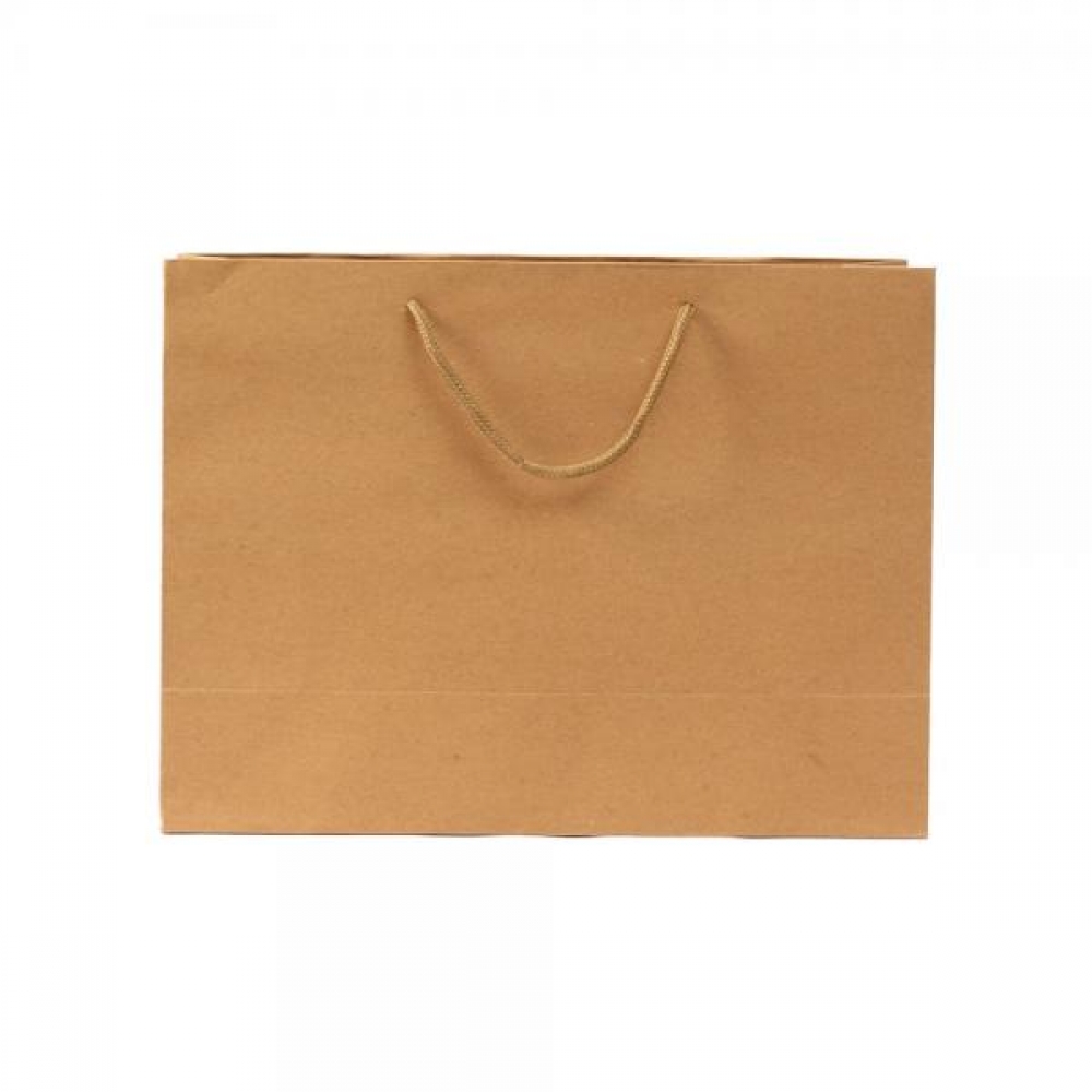 무지 가로형 쇼핑백(브라운)(28x20cm)종이쇼핑백