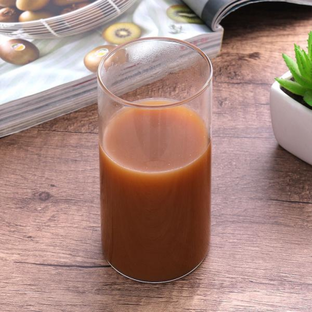 로하티홈카페 내열 유리컵 350ml 투명 유리잔