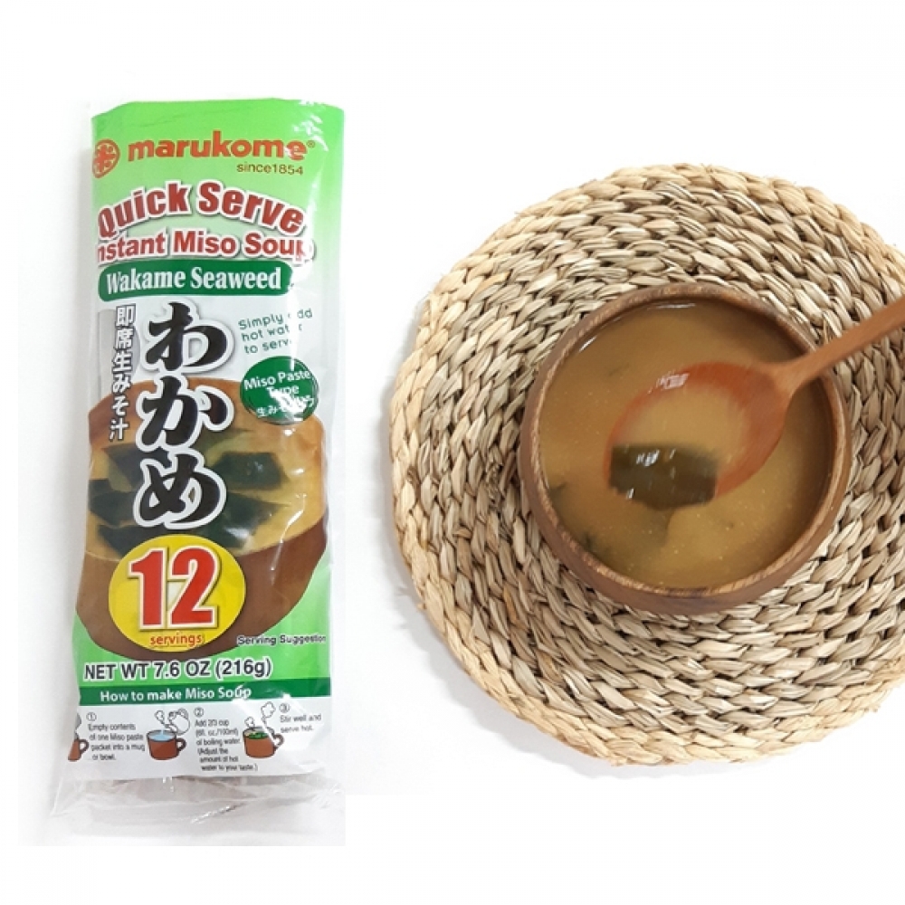 즉석국 마루코메 미역미소국 12P 2세트