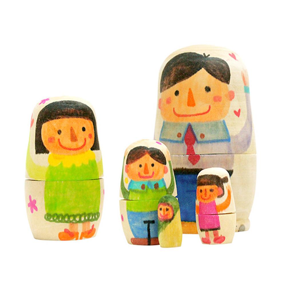 글로벌이지 마트료시카 5단 러시아 인형