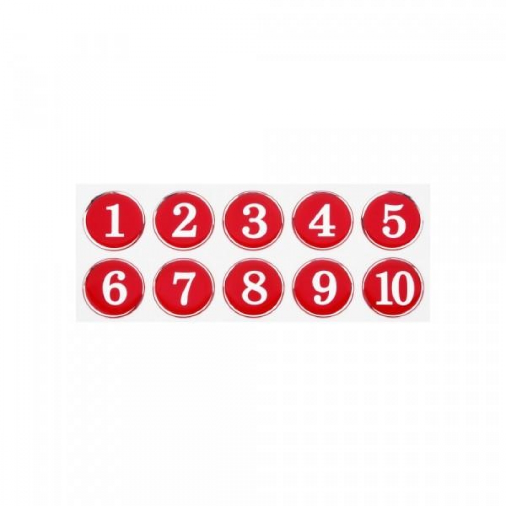 번호판35 (에폭시/빨강) 1150