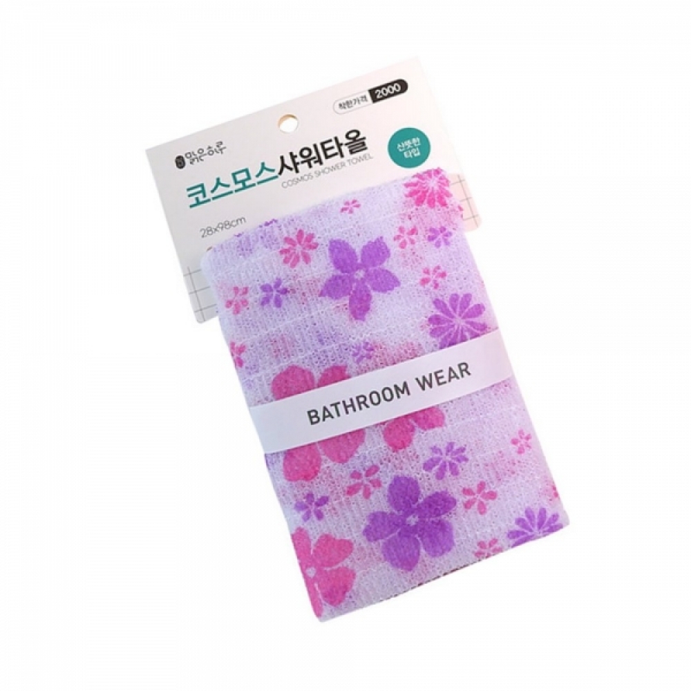 (set)맑은하루 코스모스 샤워타올(산뜻한타입) 10개