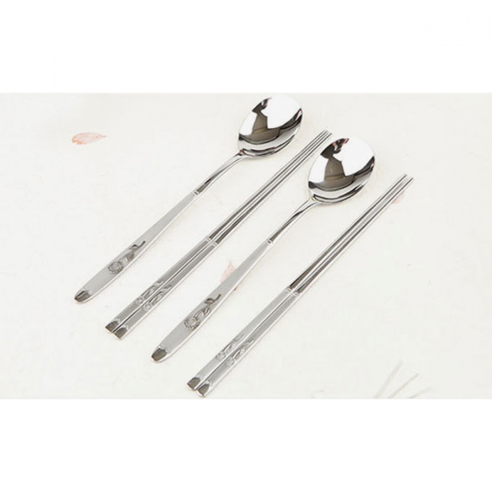 국내생산 수저 세트 해바라기 2P SET