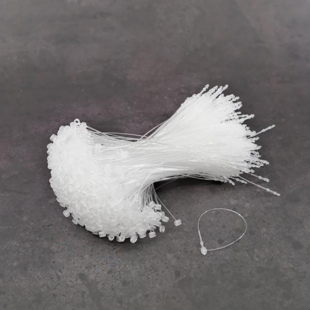 킴스팜팜 택끈 중 13cm 약1000개입 라벨끈 상표끈