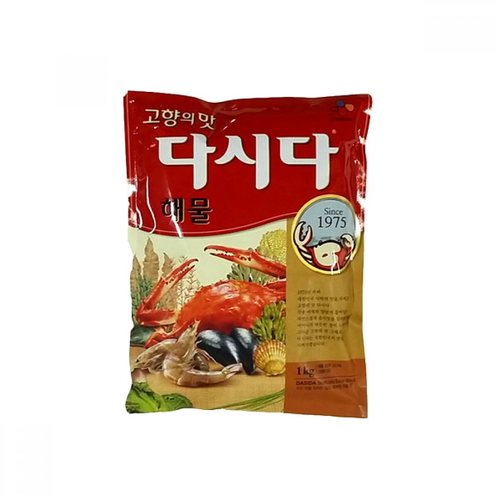 CJ백설 해물다시다 1kg 10ea 1box
