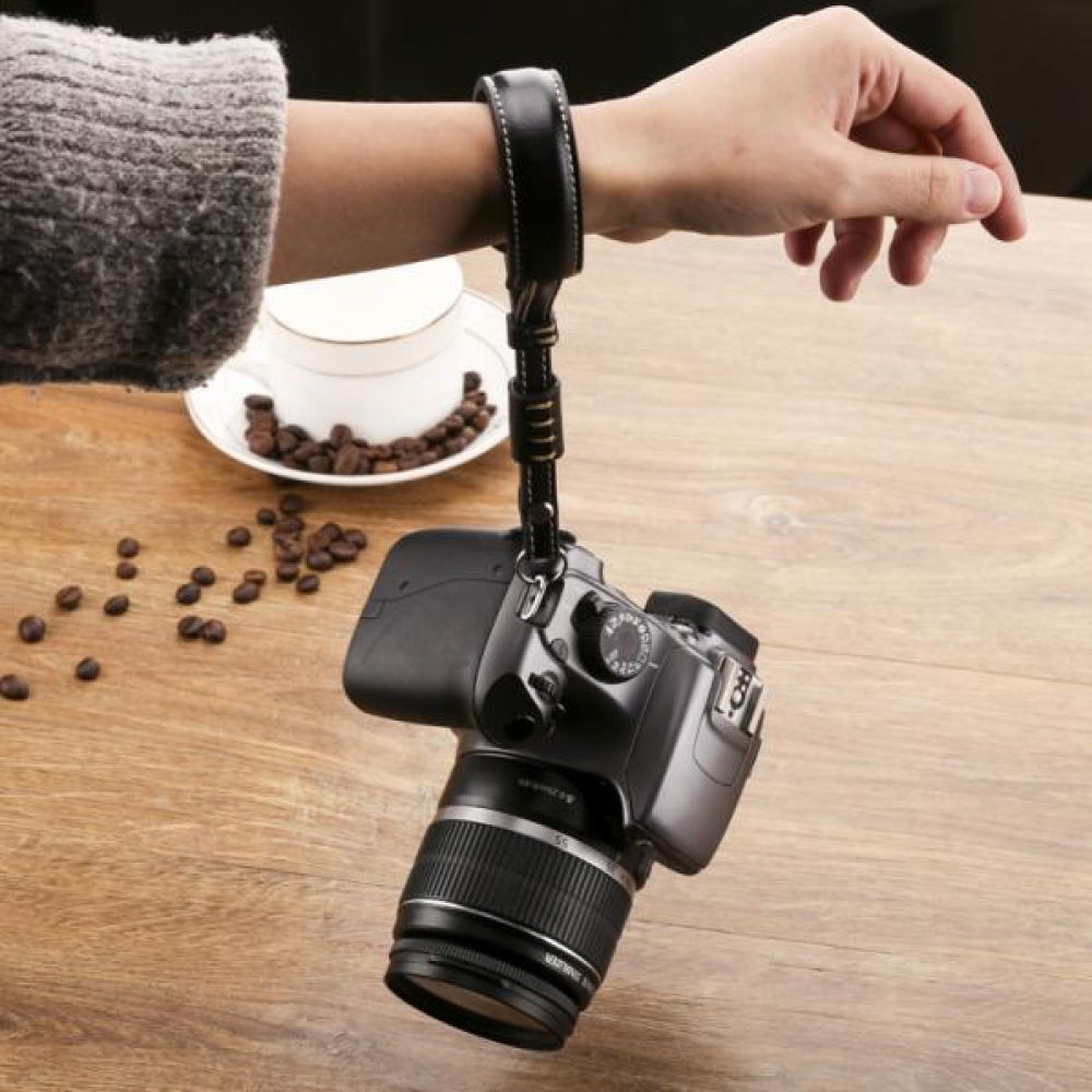 SMJ 카메라 손목 스트랩 DSLR 미러리스 디카 가죽카메라손목스트랩