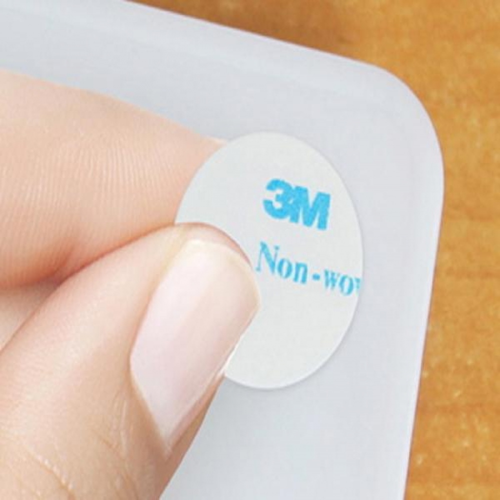 (5개묶음) 양면테이프(원형 반투명 77개입 지름10(mm)) 3628