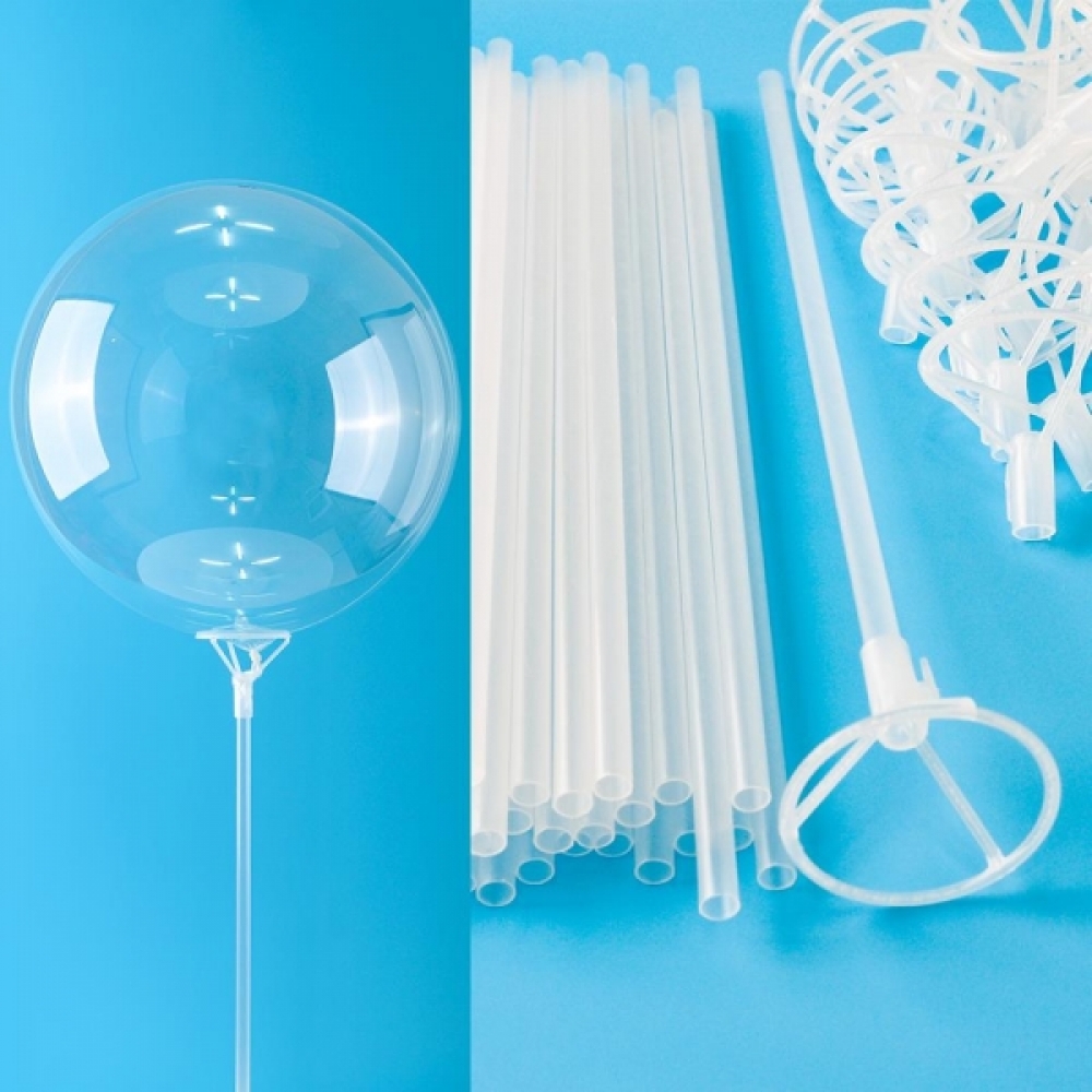 풍선장식 컵스틱 50p세트 (35cm) 생일파티용품