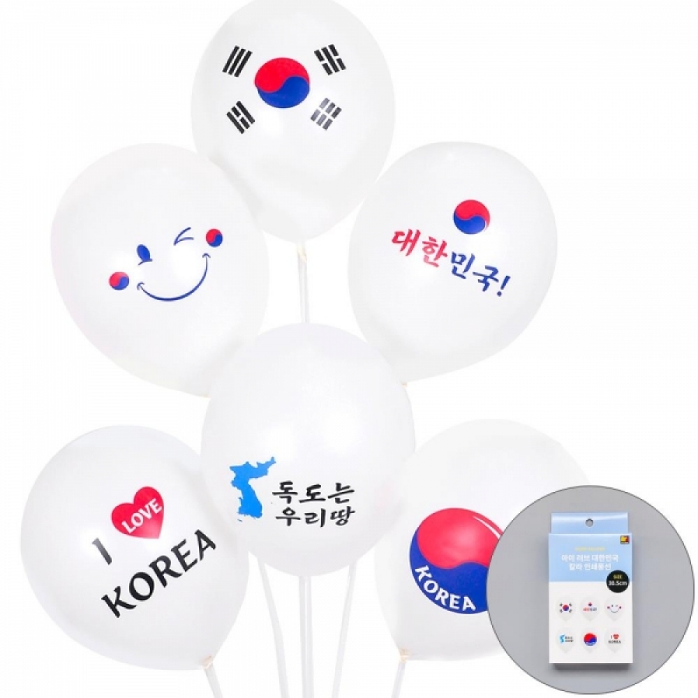 아이러브대한민국 305cm 스마트케이스풍선(6개입)