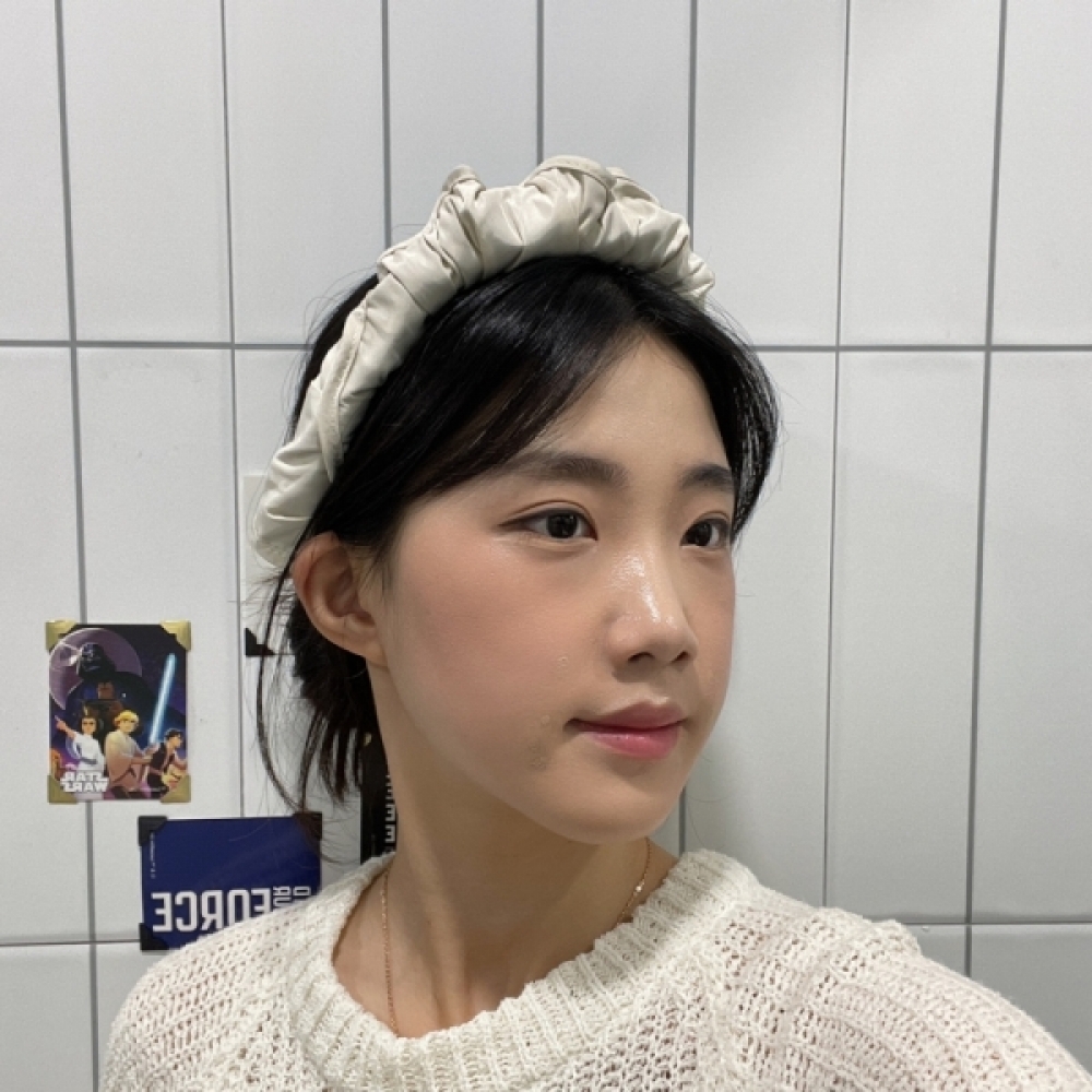롤업 접는 머리띠 썬캡 모자 베이지