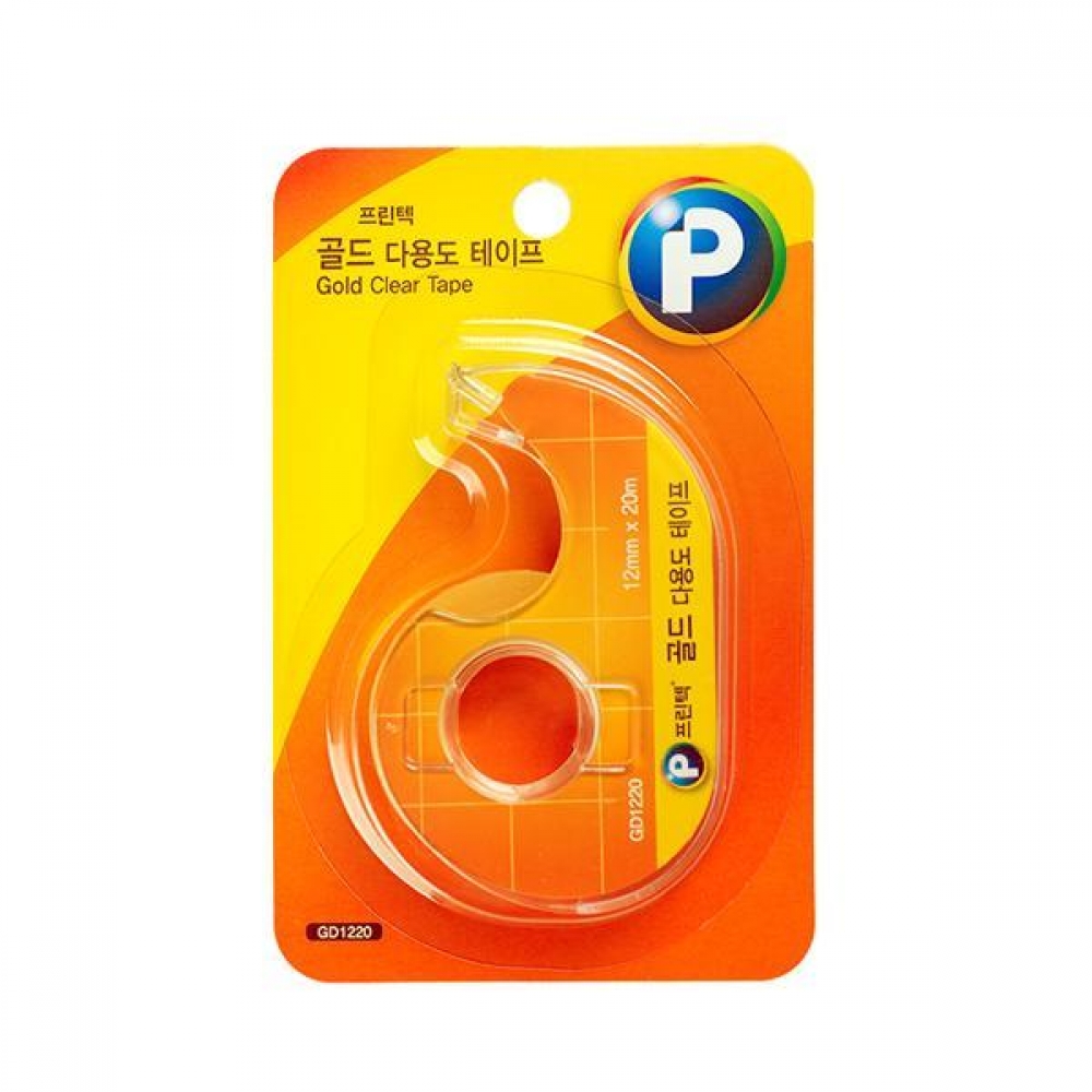 프린텍 GD1220 골드 다용도 테이프 12mmx20m 5개