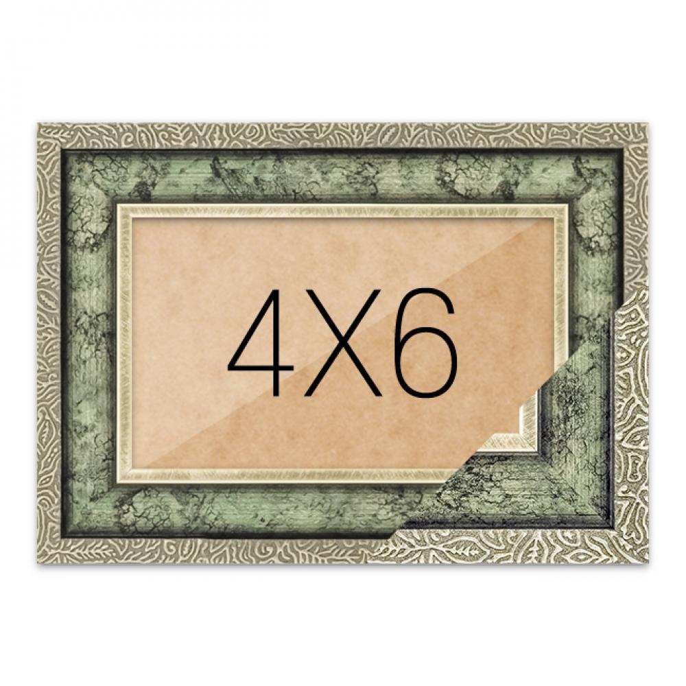 사진액자 4x6 (슬림앤틱그린) 탁상벽걸이
