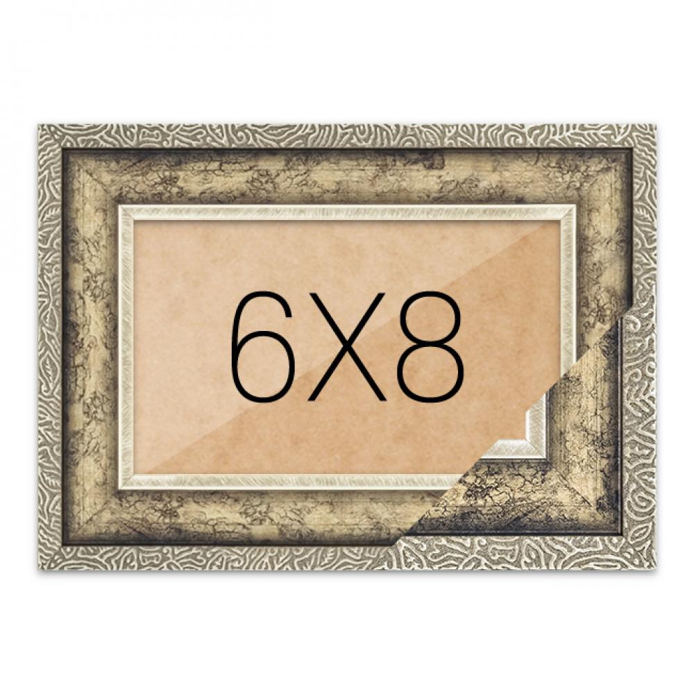 사진액자 6x8 (슬림앤틱실버) 탁상벽걸이
