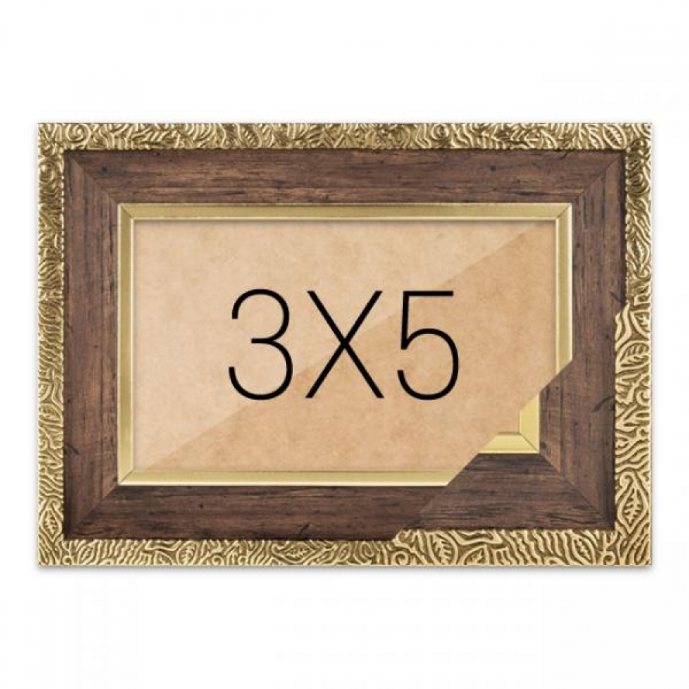 사진액자 3x5 (슬림 앤틱월넛) 탁상벽걸이