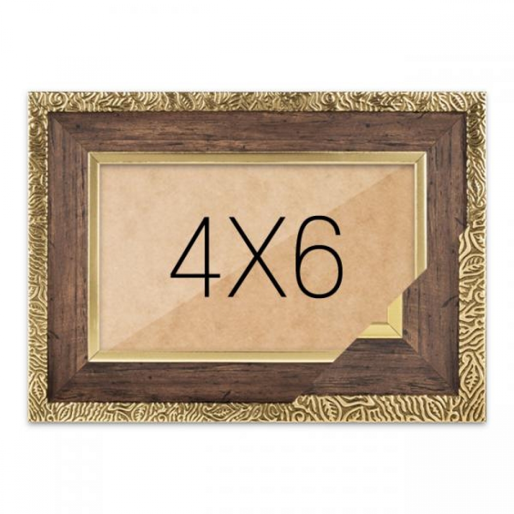 사진액자 4x6 (슬림 앤틱월넛) 탁상벽걸이