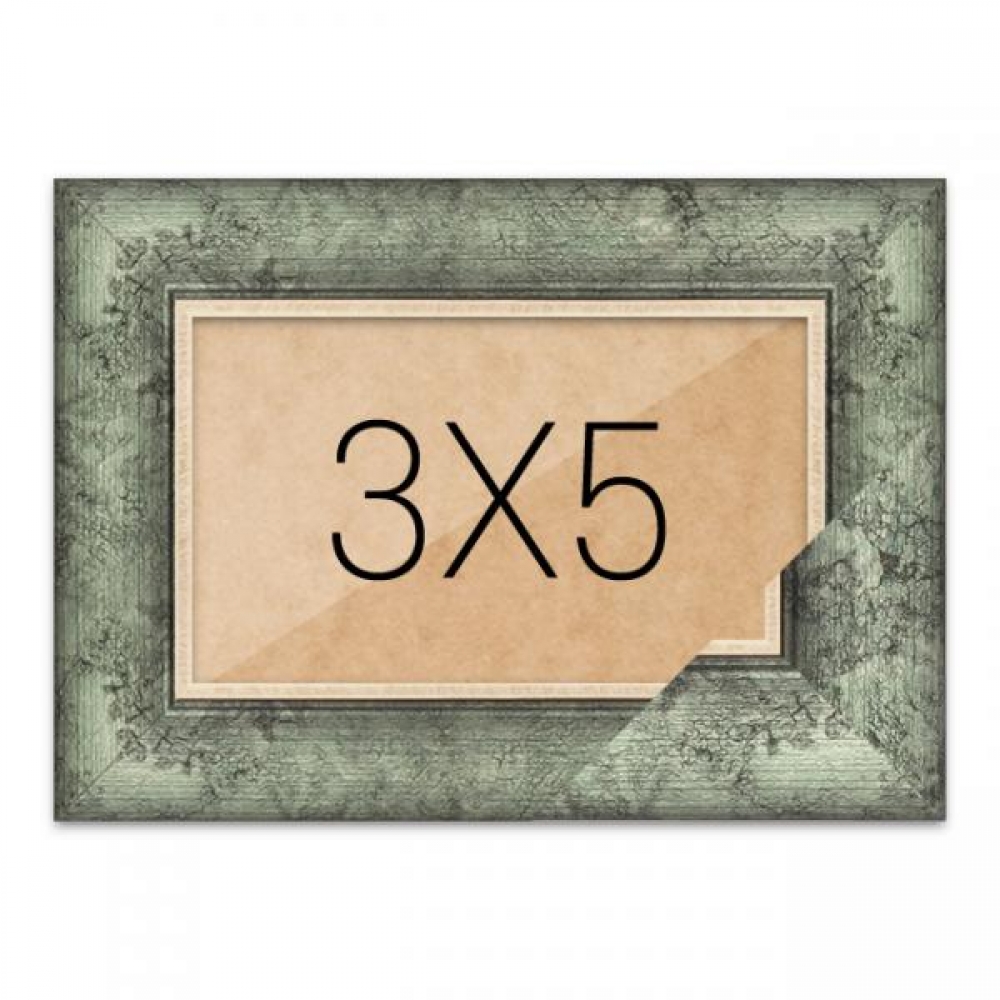 사진액자 3x5 (슬림 엣지 앤틱그린) 탁상벽걸이