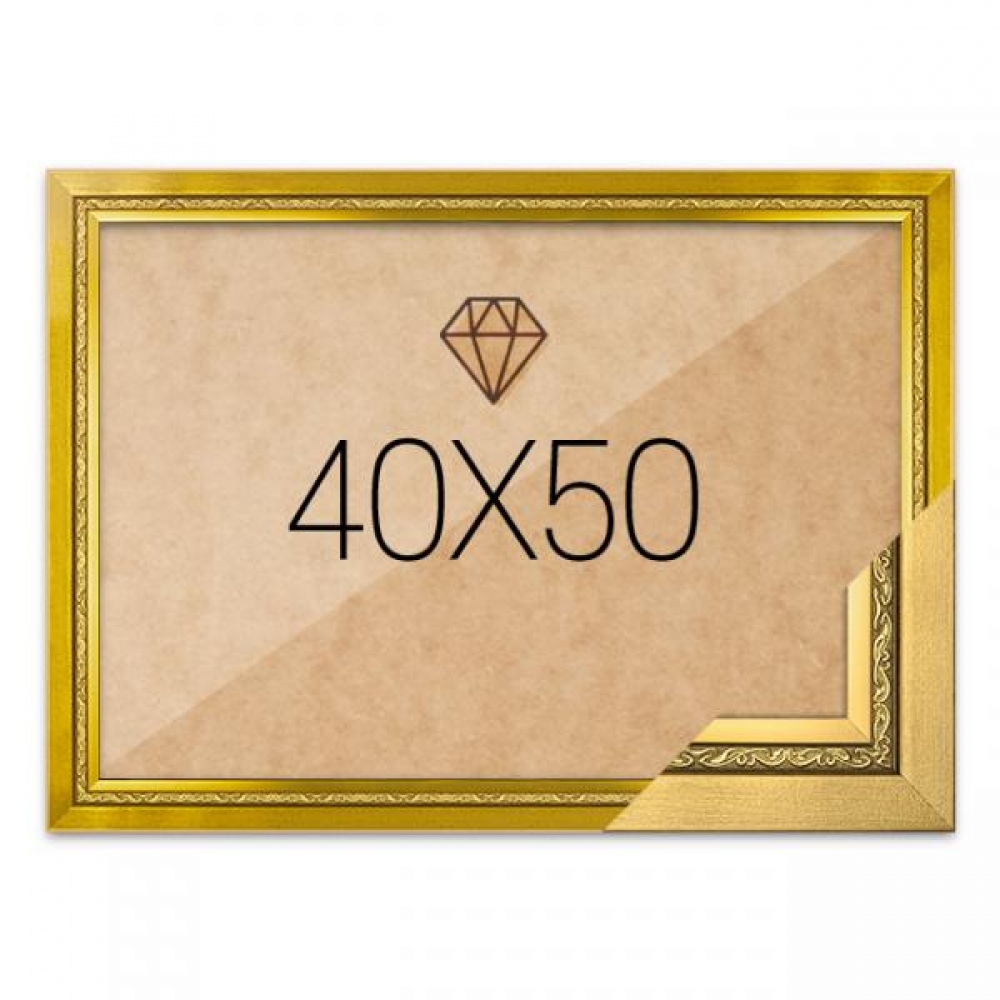 보석십자수액자 40x50 고급형 그레이스 골드