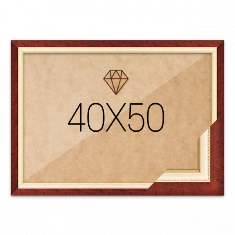 보석십자수액자 40x50 고급형 수지 체리
