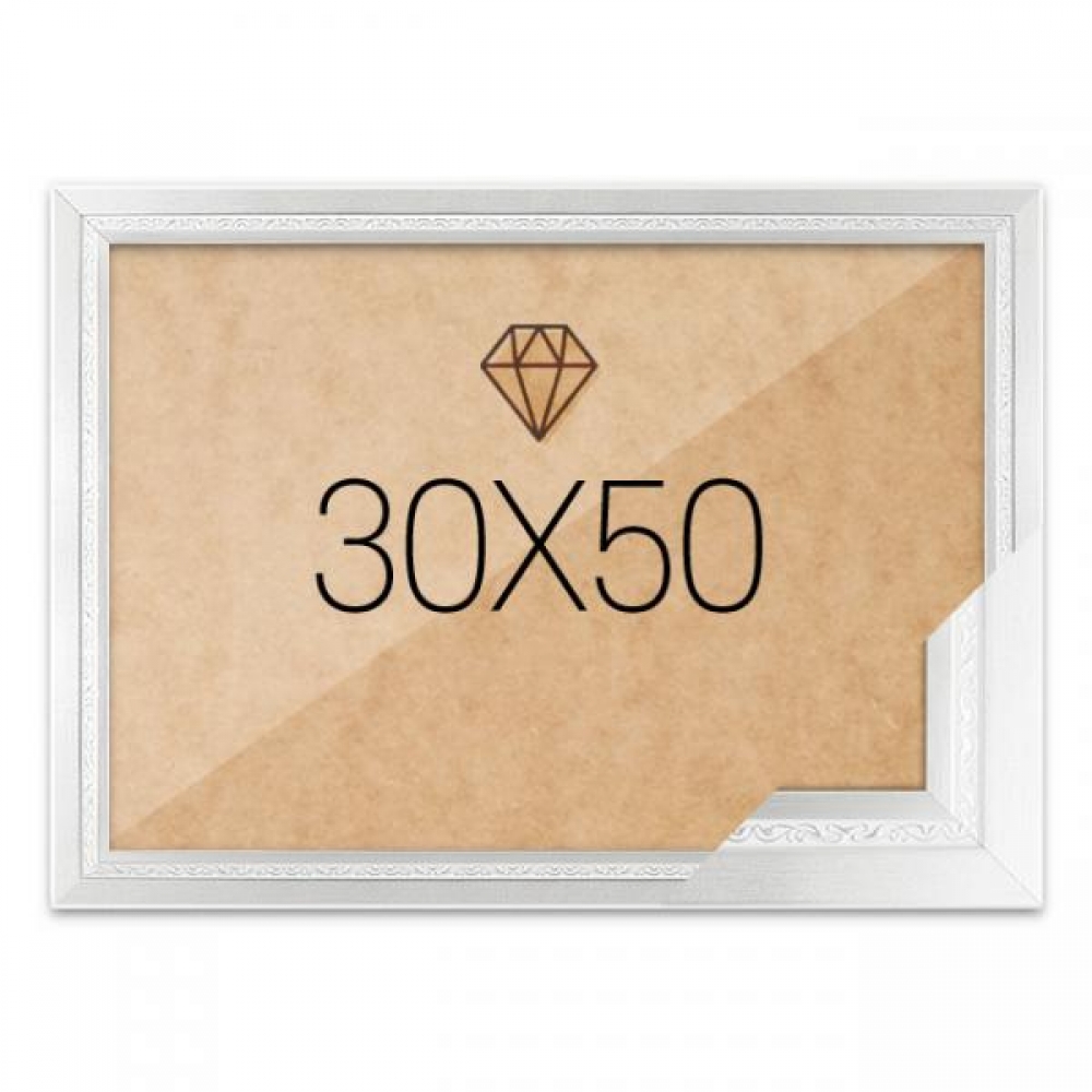 보석십자수액자 30x50 고급형 그레이스 실버
