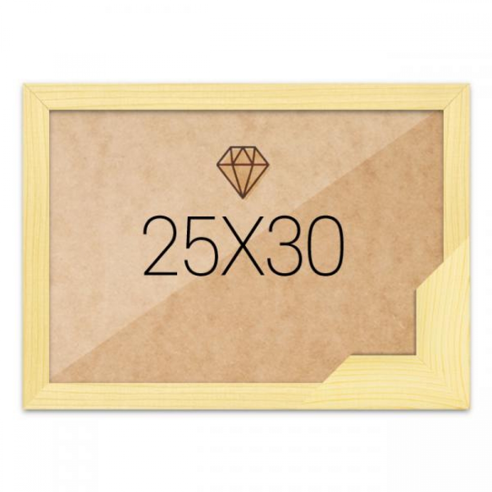 보석십자수액자 25x30 고급형 우드 미송