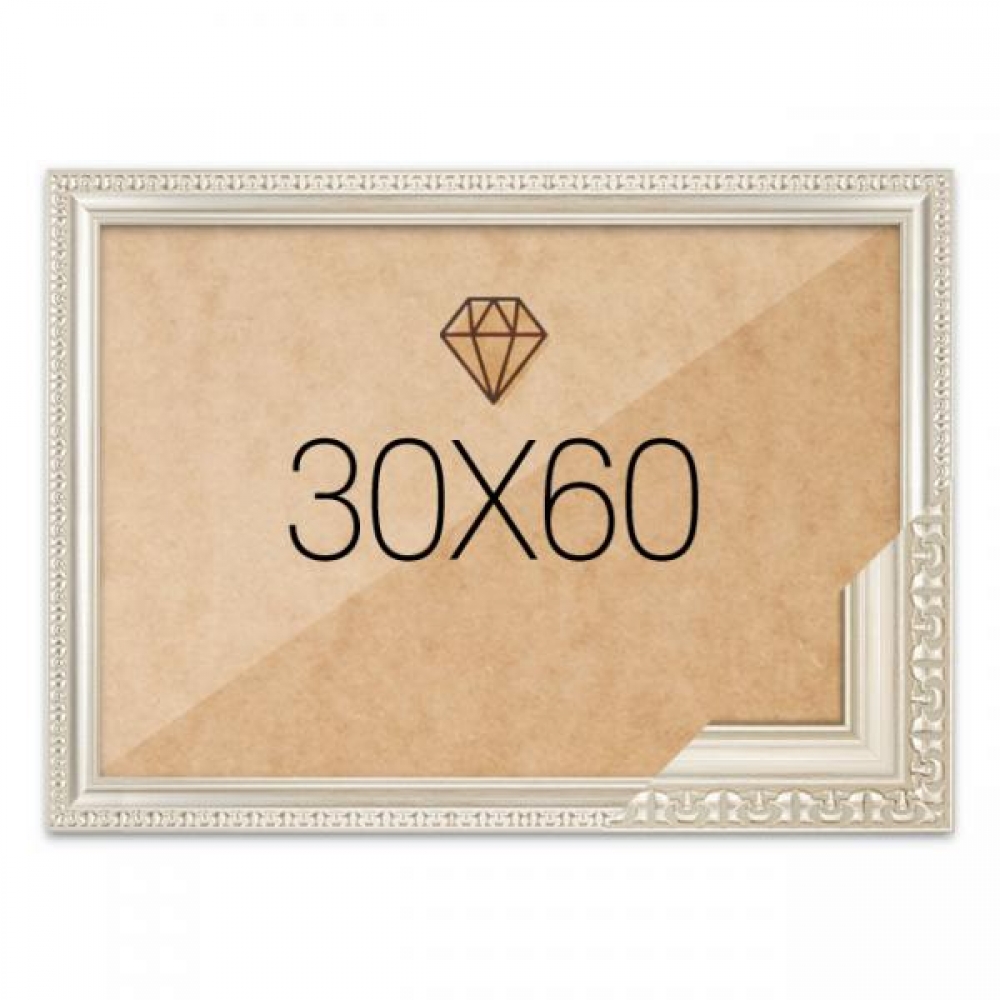 보석십자수액자 30x60 고급형 댄디실버