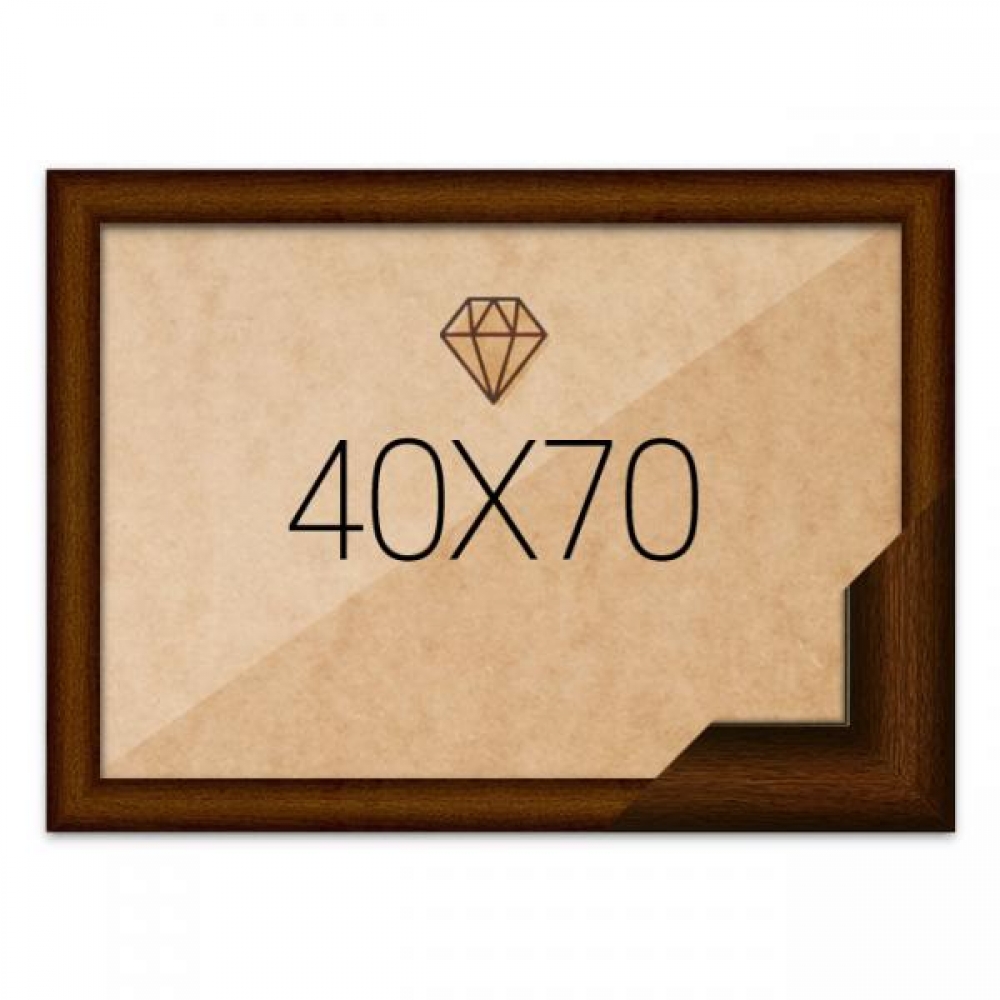 보석십자수액자 40x70 고급형 우드 브라운