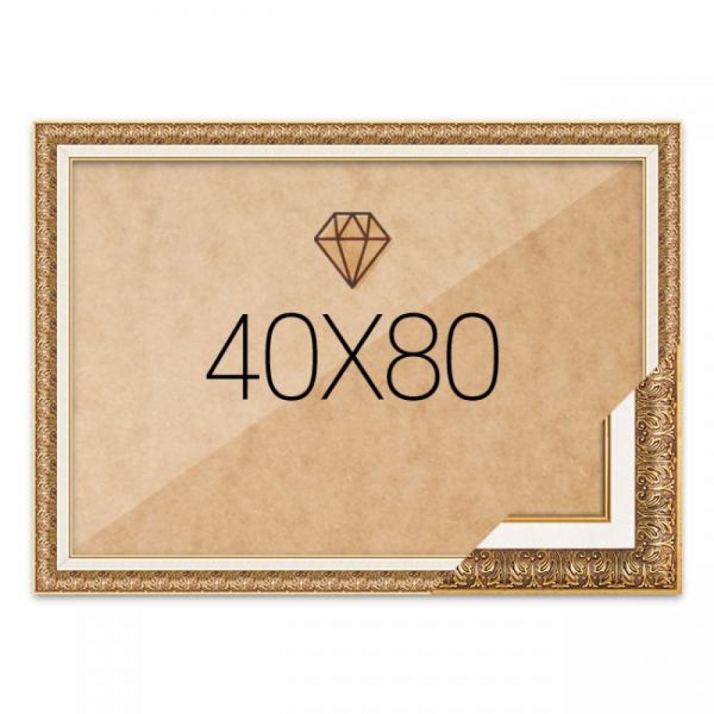 보석십자수액자 40x80 고급형 매트앤틱