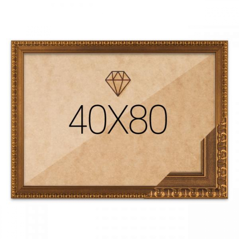 보석십자수액자 40x80 고급형 댄디월넛
