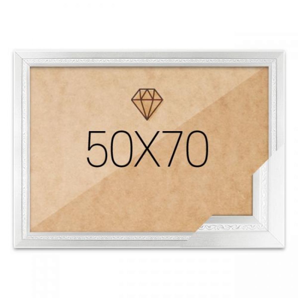 보석십자수액자 50x70 고급형 그레이스 실버