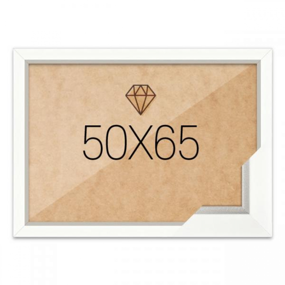 보석십자수액자 50x65 고급형 모던화이트