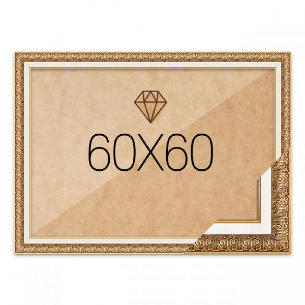 보석십자수액자 60x60 고급형 매트앤틱