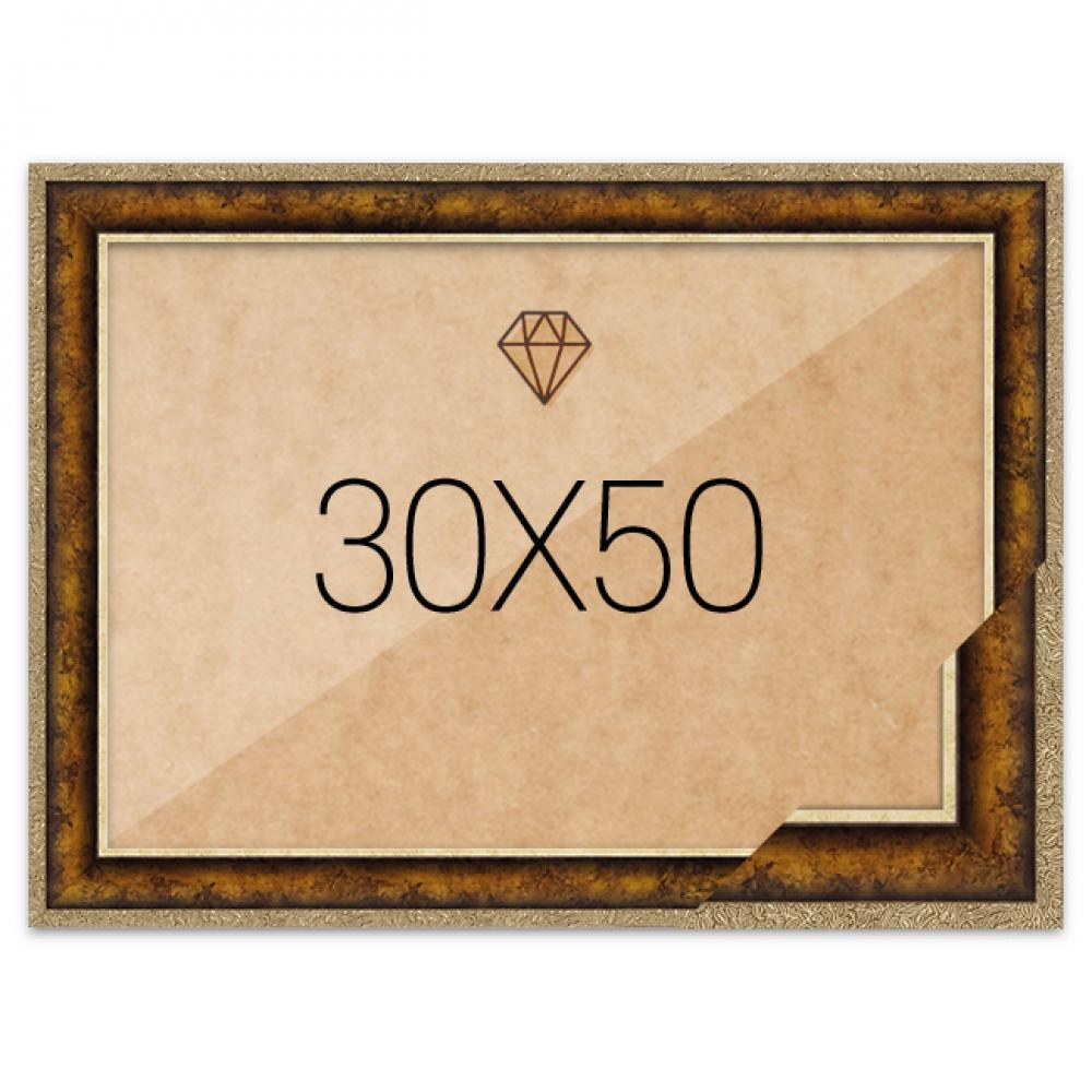 보석십자수액자 30x50 프리미엄 앤틱골드
