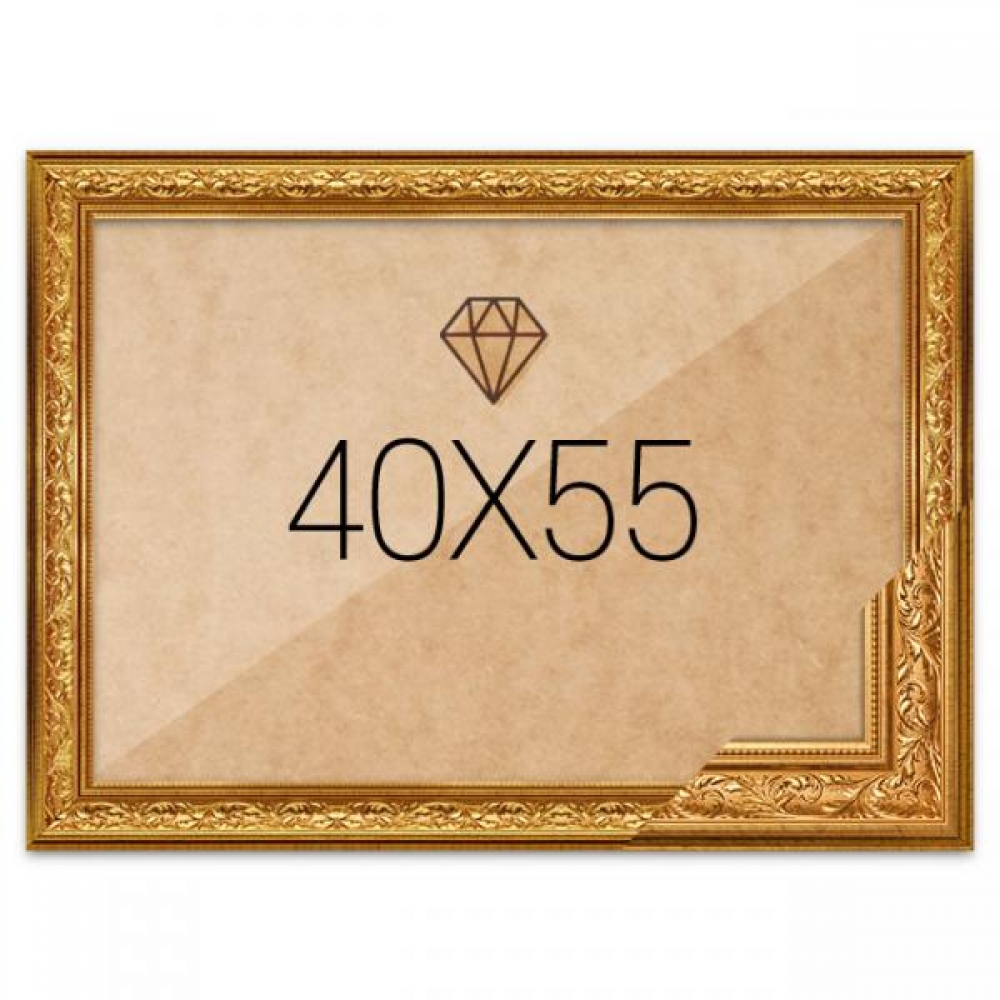 보석십자수액자 40x55 프리미엄 클래식골드