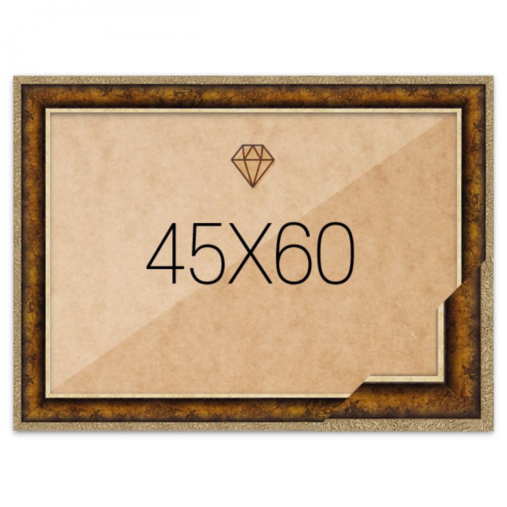 보석십자수액자 45x60 프리미엄 앤틱골드