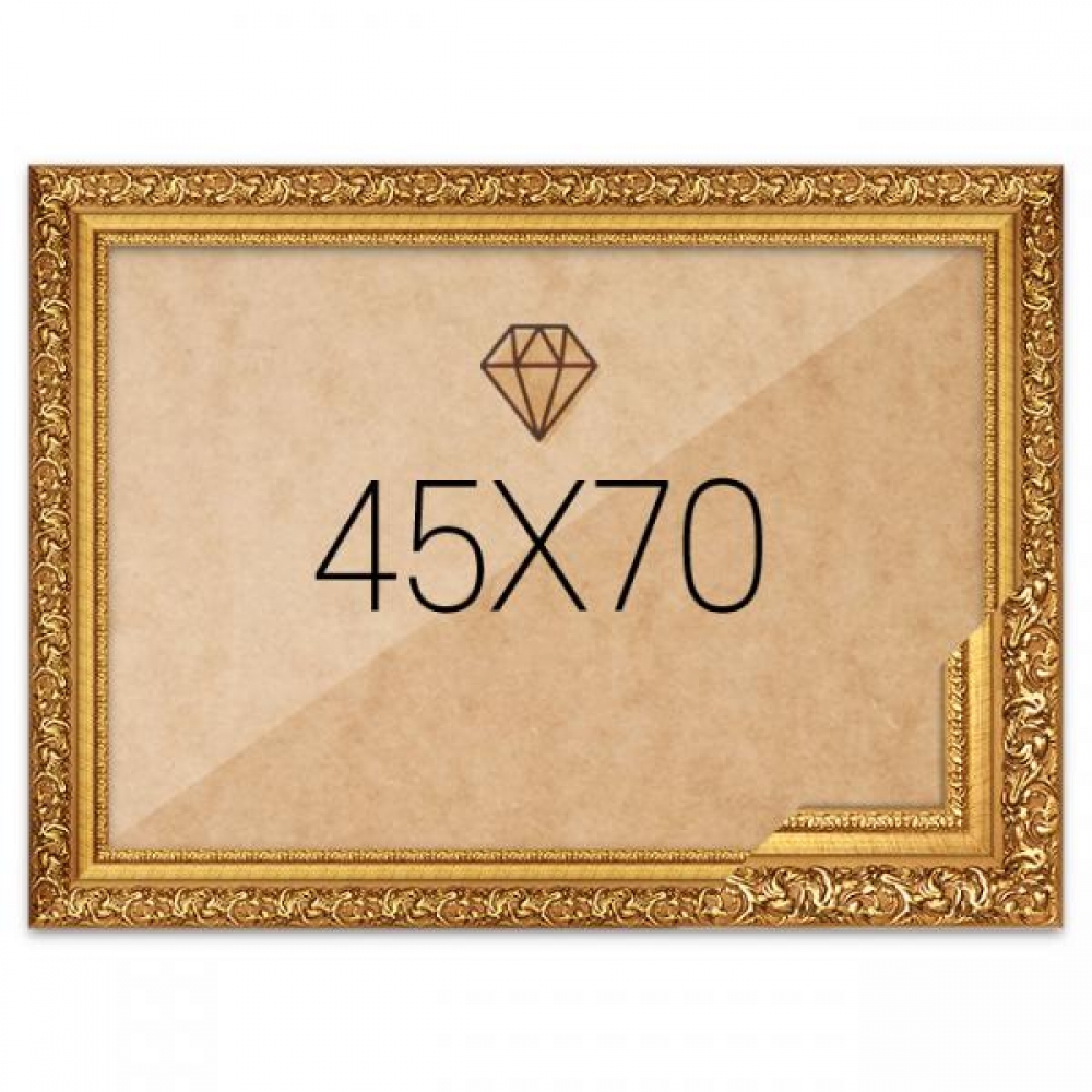 보석십자수액자 45x70 프리미엄 골드
