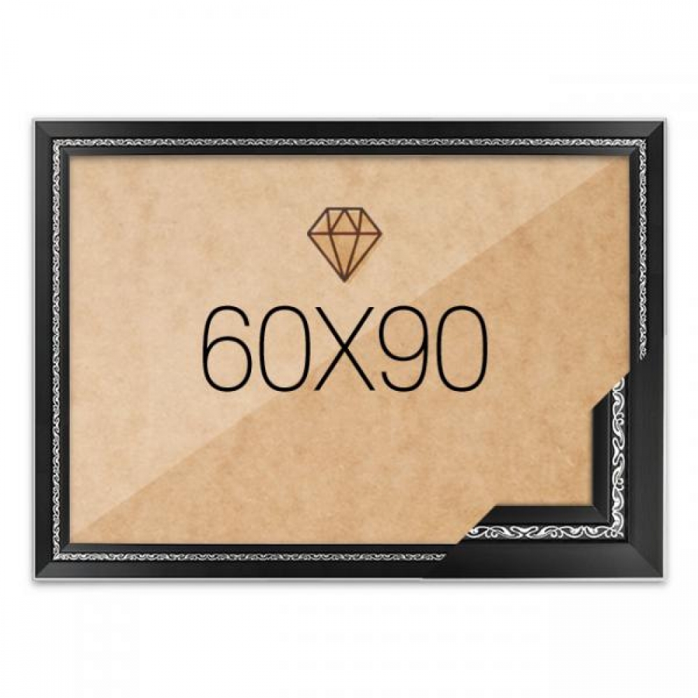 보석십자수액자 60x90 고급형 그레이스 블랙