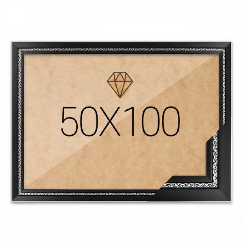 보석십자수액자 50x100 고급형 그레이스 블랙