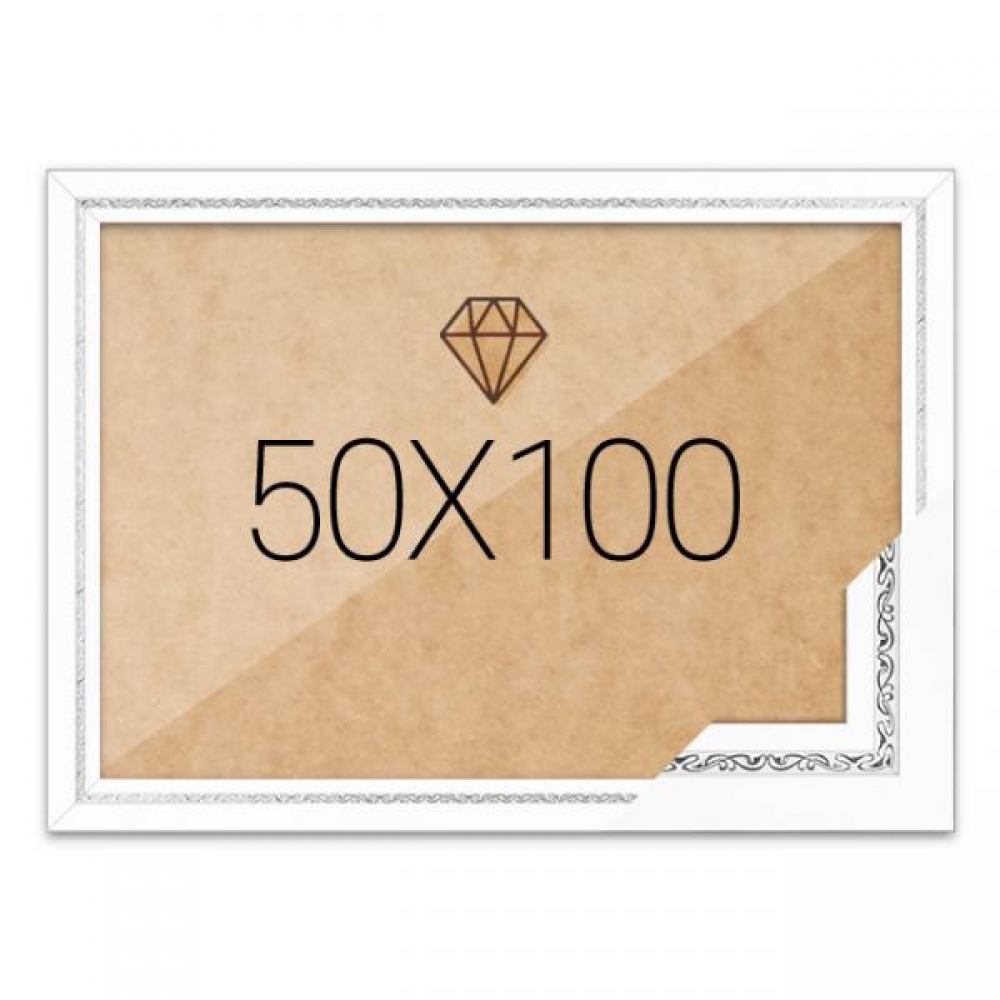 보석십자수액자 50x100 고급형 그레이스 화이트