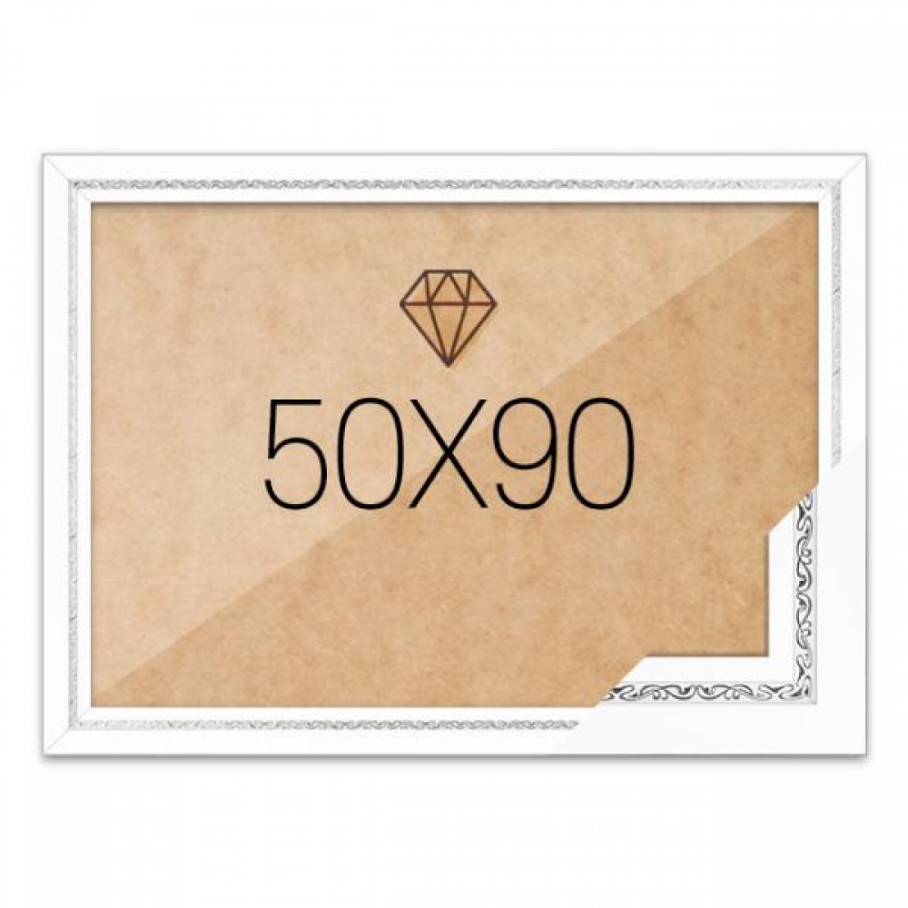보석십자수액자 50x90 고급형 그레이스 화이트